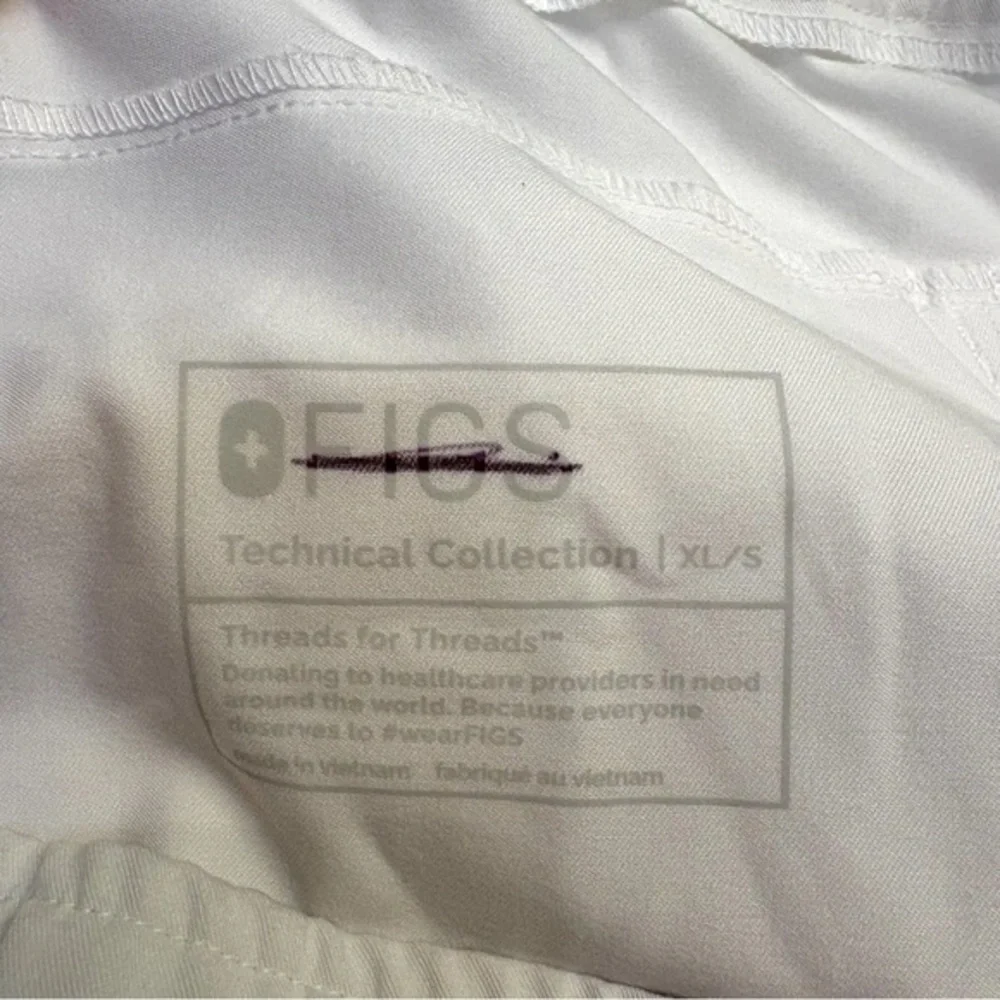 Figs white drawstring